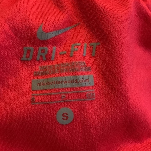 Nike Dri-Fit Orange Shorts Size S #342 - Picture 5 of 6